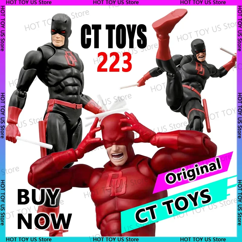 

Новая фигурка Ct Toys Daredevil Mafex 223, черная версия, SHF, аниме-фигурка, статуэтка, подвижная модель, подарки, детские игрушки