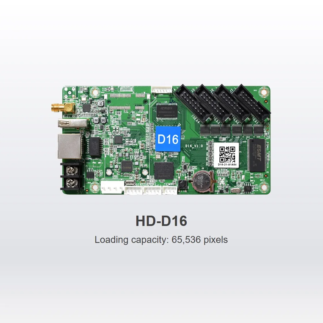 Huidu HD-D16 asynchronous Full Color Banner Screen Control Card  with wifi mode