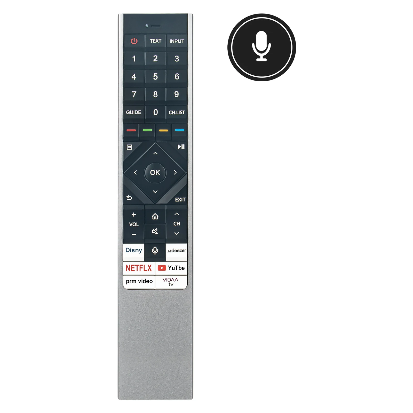 Voice Relaced Remote Control ERF6N64H Fit For HISENSE TV  65U8K 55U8K 75U8K 85U8K 55U88KM 65U88KM 75U88KM 85UXK 65UXK 55A85K