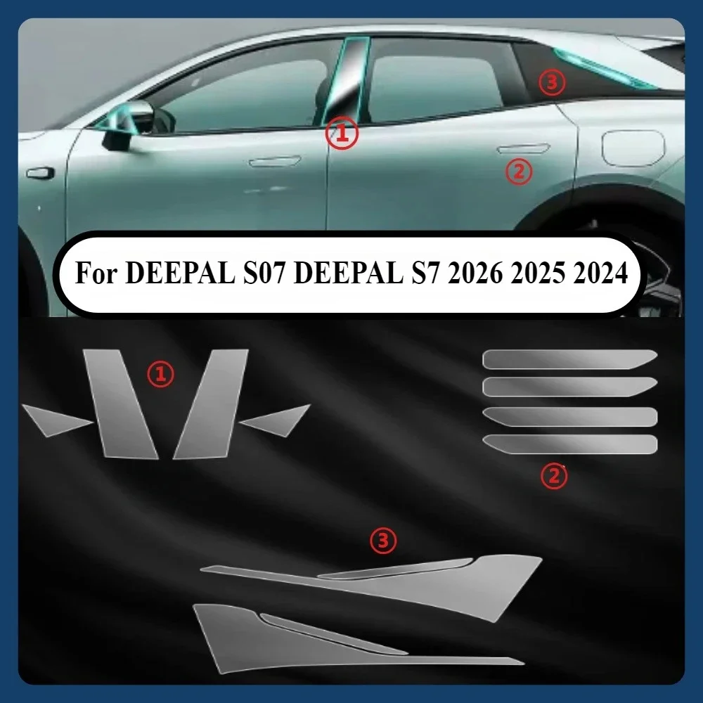 Schutzfolie Transparente TPU LCD-Navigations- und Schalttafel-Mittelkonsole für DEEPAL S07 DEEPAL S7 2026 2025 Auto-Zubehör – Detail 2