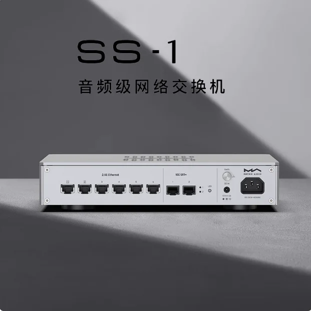 Matrix SS-1 SS-1Pro Netzwerk-Switch in Audioqualität, Hi-Fi-Audio, verlustfreie Übertragung
