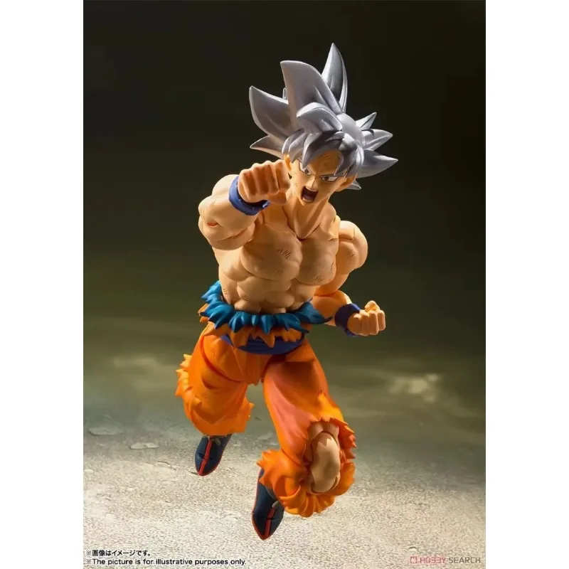 Bandai Tamashii Nations S.H.Figuarts Dragon Ball Super Goku Ultra Instinct Silver Hair Action Figure Anime Collectible Model Toy view 3