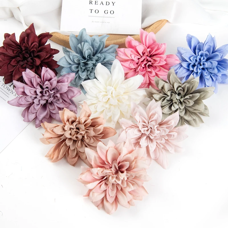 

100PCS Artificial Flowers Silk Gerbera Home Decor Garden Christmas Bridal Accessories Clearance DIY Candy Box Wedding Scrapbook