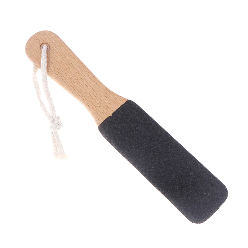 1PCS Professional Pedicure Rasp Tool For Dead Skin Crack Heels Beech Wood Foot File Rasp Callus Remover Foot Scrubber