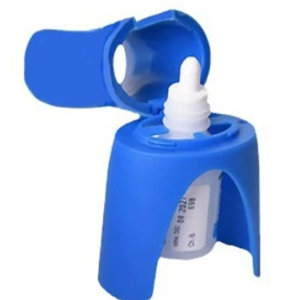 Eyedrops Holder Reusable Eye Drops Bottle Helper Eye Ointments Drops Holder Device Ergonomic Eyedrop Guide Aid Help Applicator