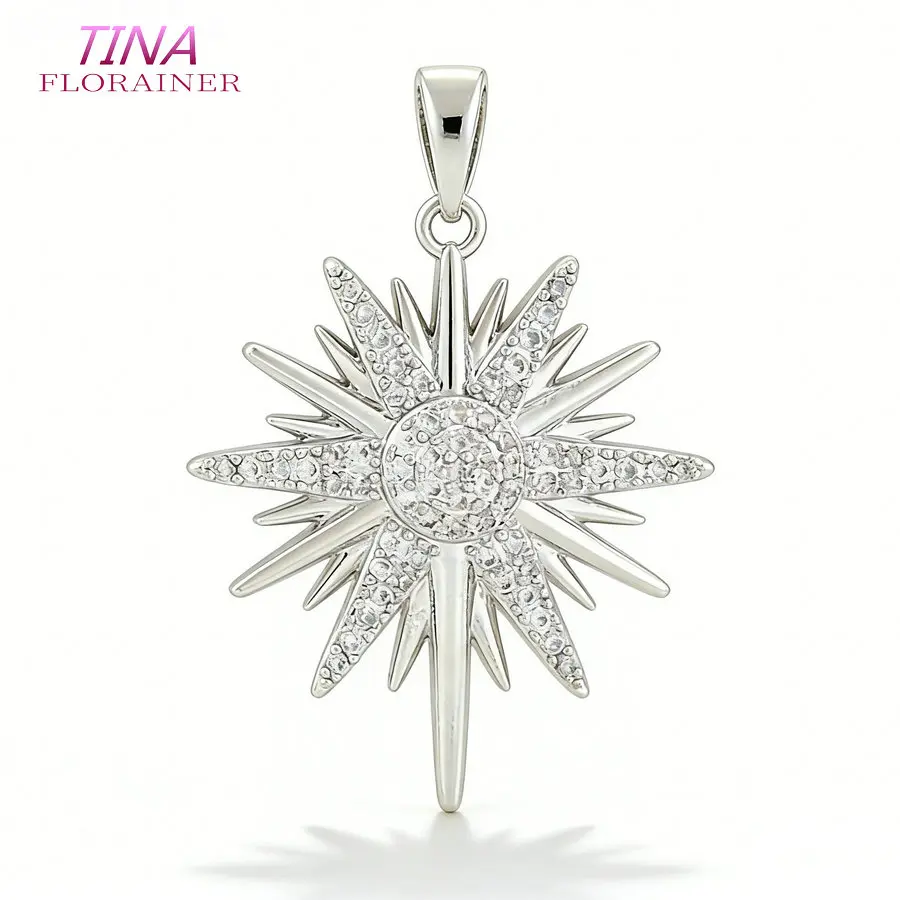 25*27MM 14K Gold Color Brass Sun Charms Pendants Necklace Earrings Jewelry Making Supplies Accessories
