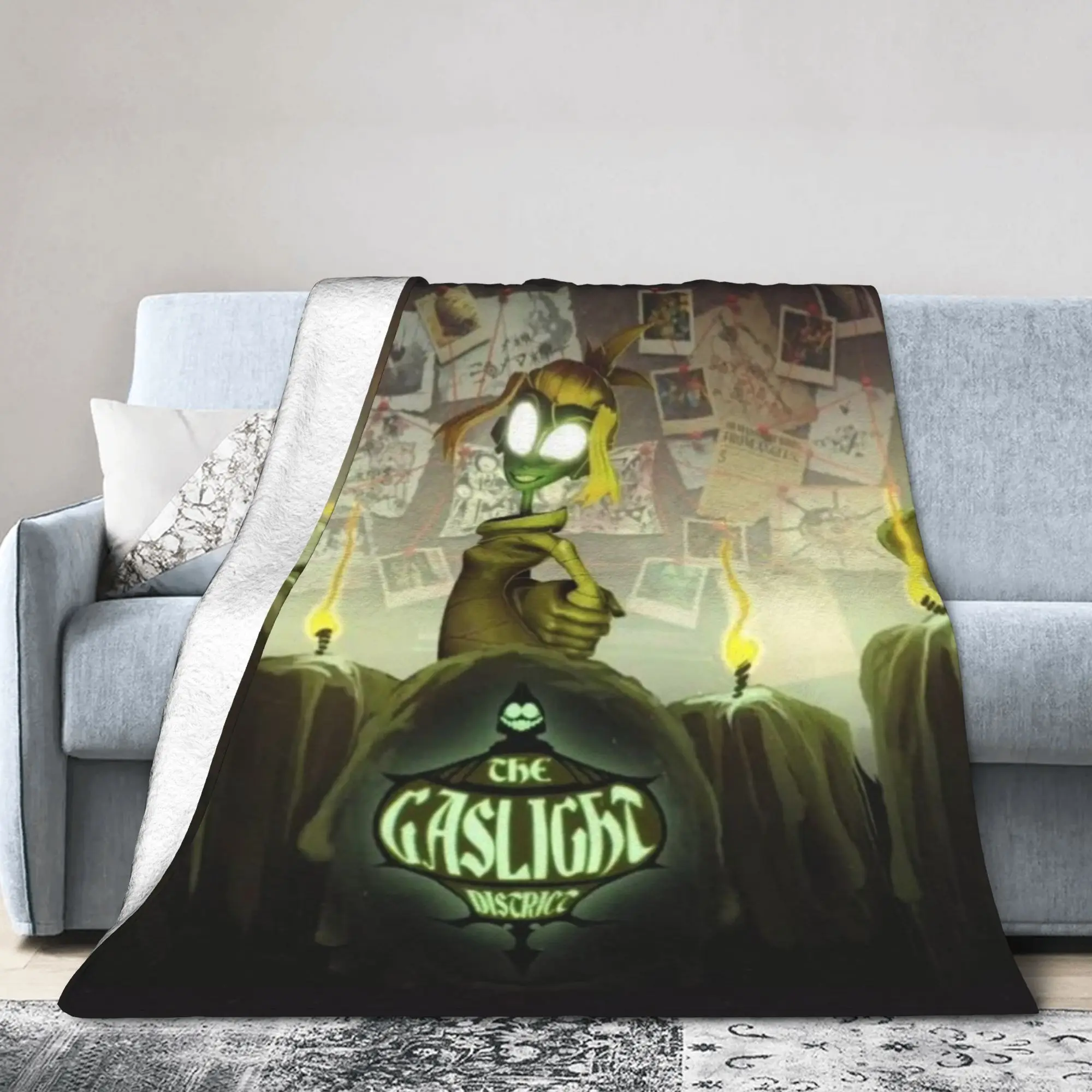 Relax The Gaslight District Blanket Stuff Bedding Decorative  Throw Blankets Ultra-Soft Fleece for Office