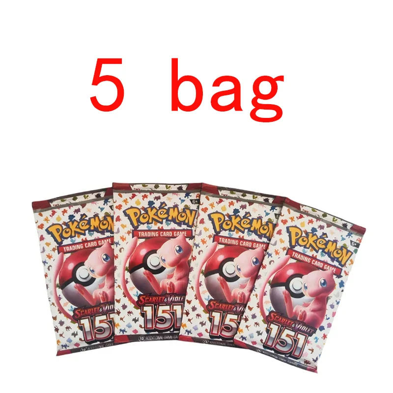 360 Stück Pokemon-Karten Prismatic Evolutions Scarlet Violet 151 Surging RIVALITES Englische Booster Pokemon Battle Sammelkarten