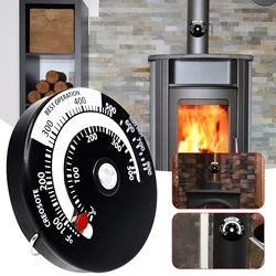 0~500 ℃ Magnetic Thermometer Wood Stove Chimney Flue Pipe Temperature Meter for Avoiding Overheat Temperature Test Detactor