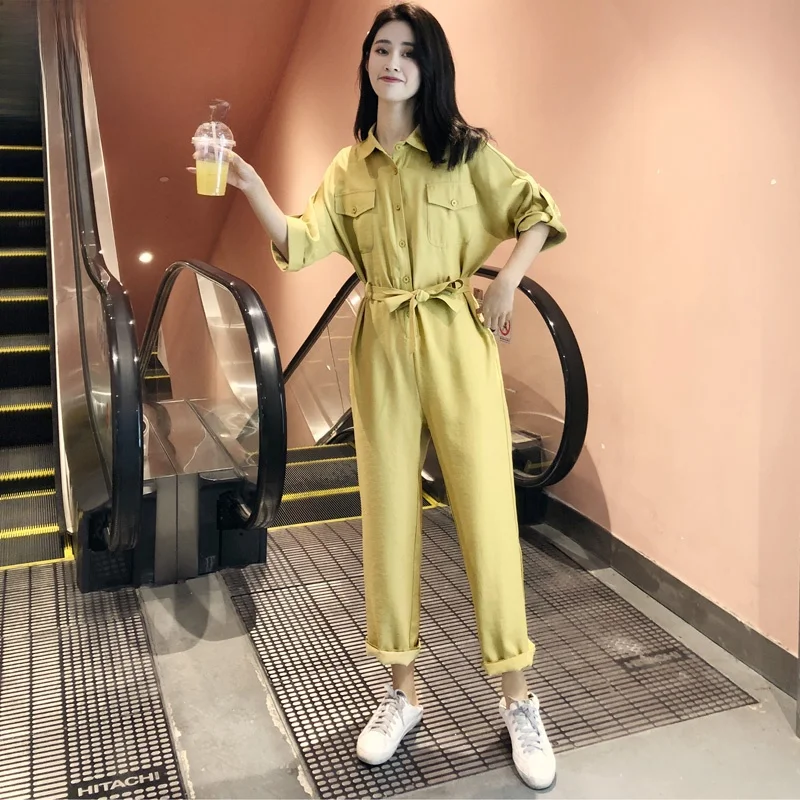 

High Waist Summer Suit for Women Korean Sle Loose Casual Pants Set Student Workwear Casual Wide Leg Pants