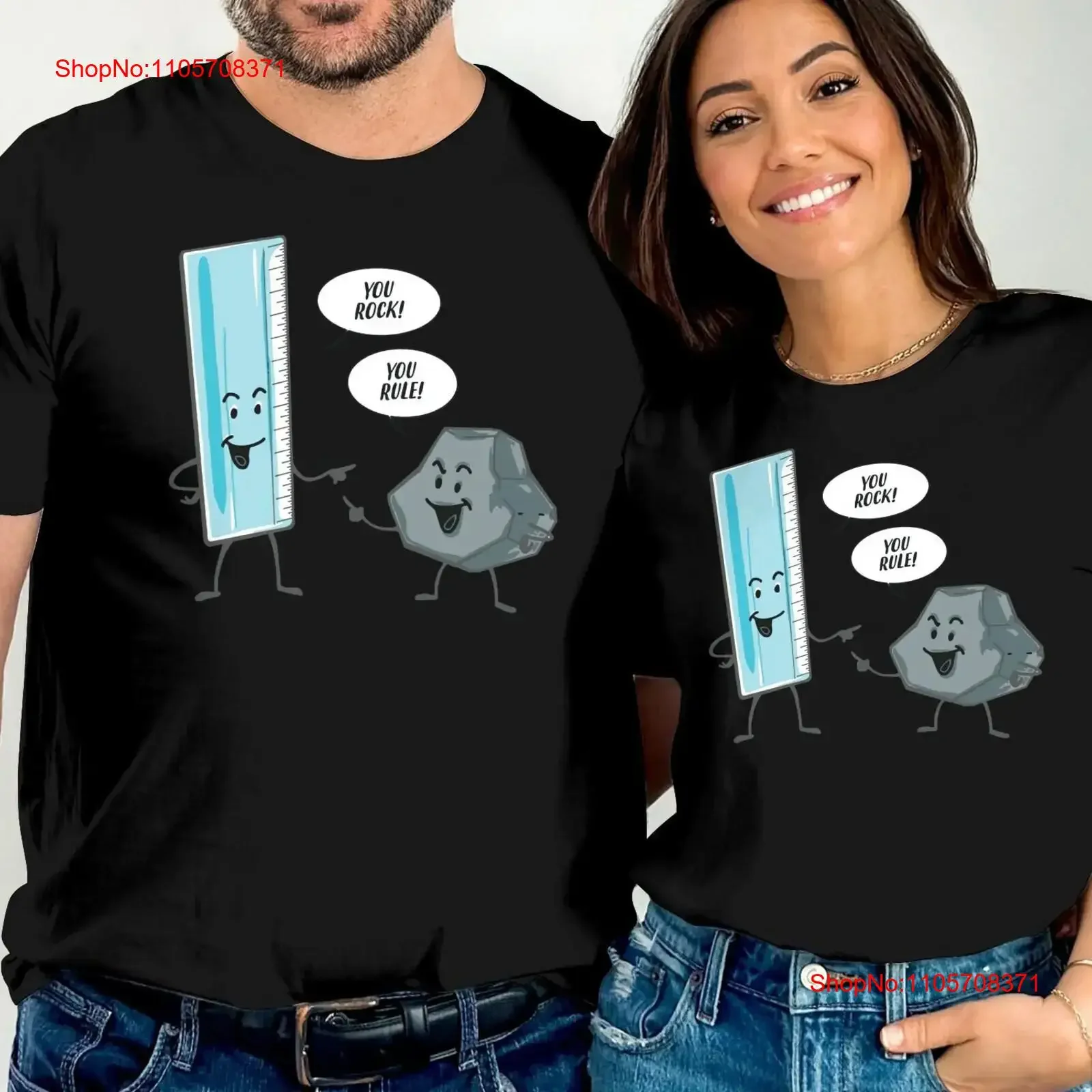 Funny Geology T Shirt You Rock Rule Pun Geologist Science Teacher Cartoon Rocks Drawing vintage Washed Stylish Breathable