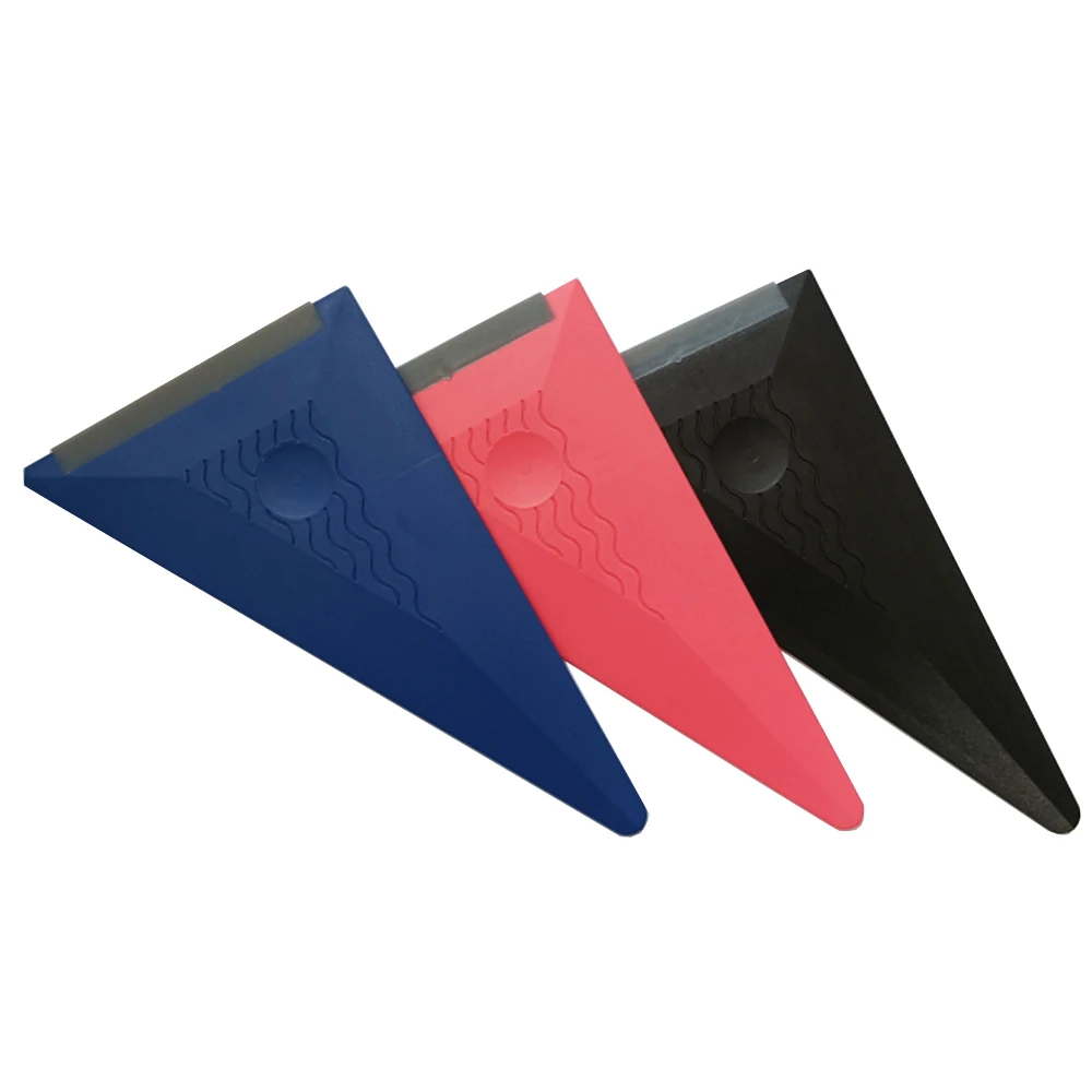 Window Tint Flat Scraper Rubber Edge Car Wrapping Film Vinyl Application Soft Corner Squeegee Glass Water Removal Tools S06