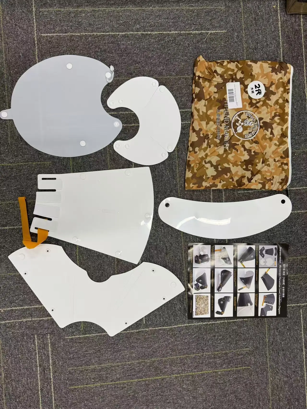 Guage Universal Huf Abdeckung Blitz Diffusor Softbox S/M/L Größe Blitzgerät Reflektor Snoot Kamera Zubehör für Makro Objektiv Shootin – Detail 10