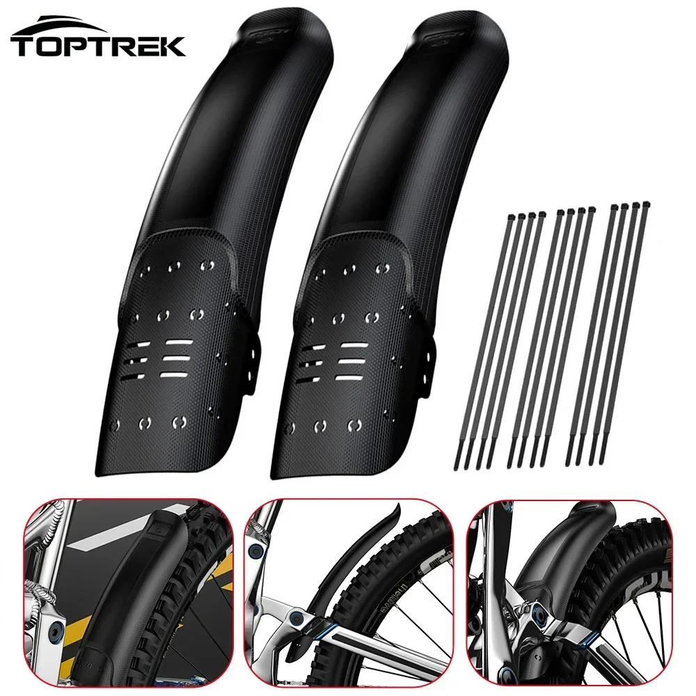 1/2PCS New Bike Hard Shell Fender Bicycle Front Rear Tire Wheel Mudguard MTB Bicycle Mud Guard Fender Cycling Part Accessories