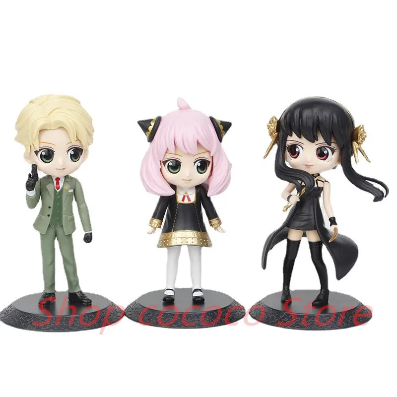 

3Pcs/Set Anime Spy X Family Figures Anya Loid Yor Forger Action Figure Model Dolls Toys PVC Figurine For Children Gifts