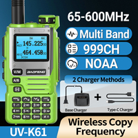 Baofeng UV K61 Walkie Talkie Multi Band Wireless Copy Frequency Long Range AM 999CH UV-5R UV-K5(8) Portable Two Way Ham Radio