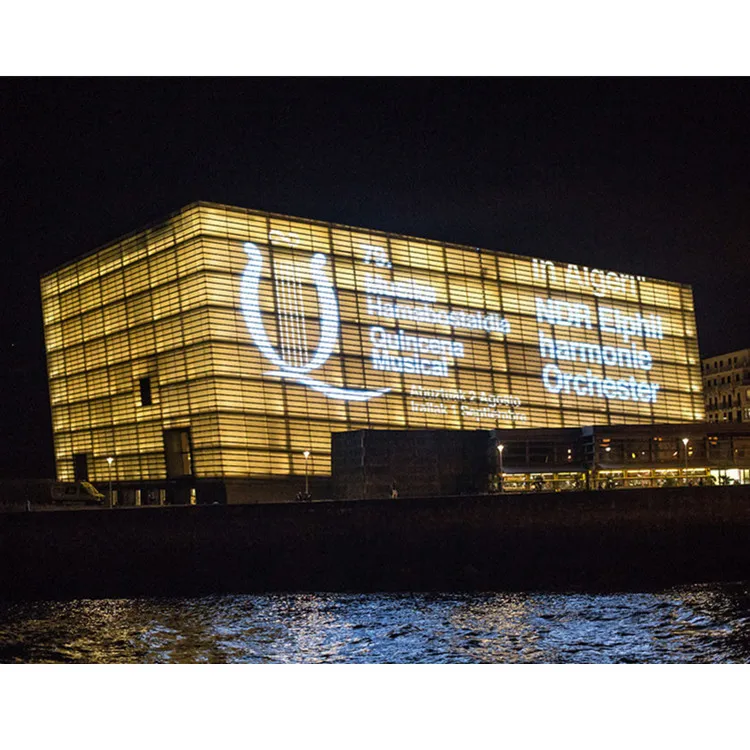 Przezroczysty holograficzny wyświetlacz LED 3D do użytku wewnętrznego, do wind w centrach handlowych, P3.91 P2.6, wysokiej rozdzielczości ściana wideo.