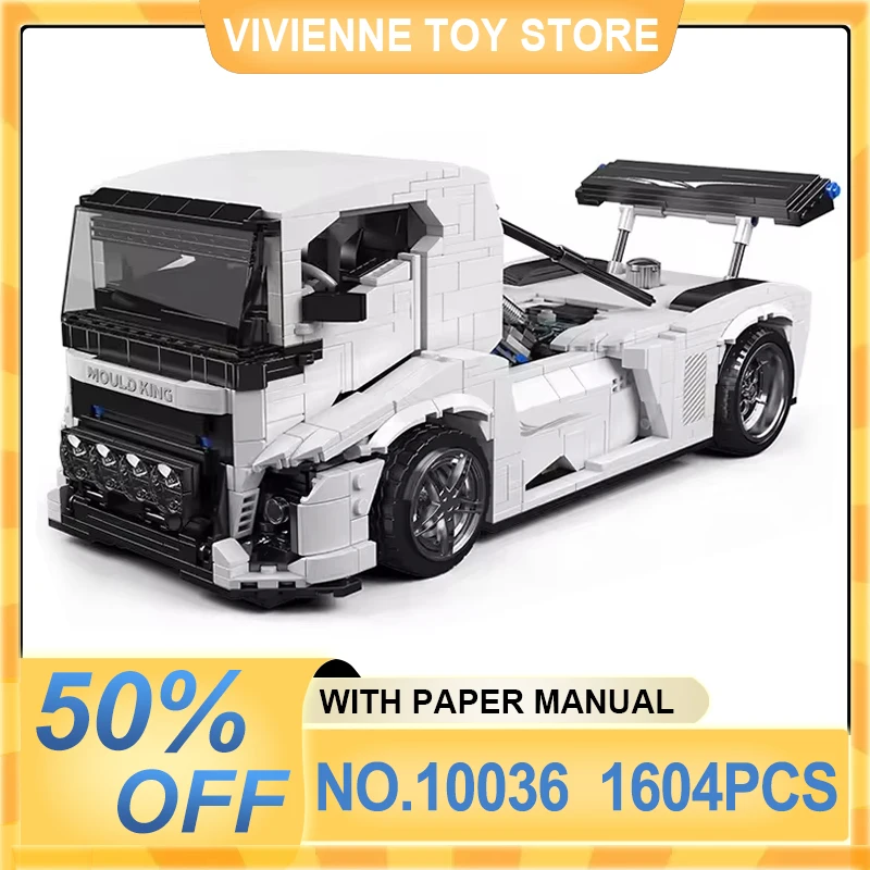 

Mould King 10036 Technical Knight Truck Car Building Block MOC City Vehicle Brick Puzzle Assembly Toy Kids Adults Christmas Gift