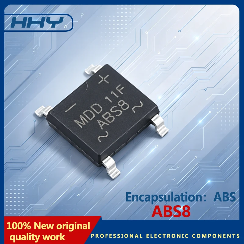 50PCS ABS8 Package ABS Rectifier Bridge Diode Patch for Electronics