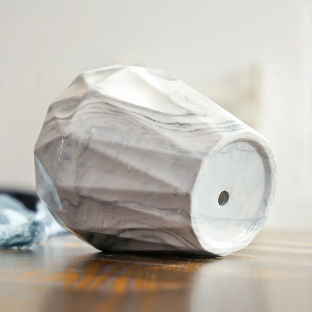 

1 шт. Керамический цветочный горшок с мраморным узором, креативный держатель для суккулентов, горшок для бонсай, украшение для дома и офиса, идеальный подарок