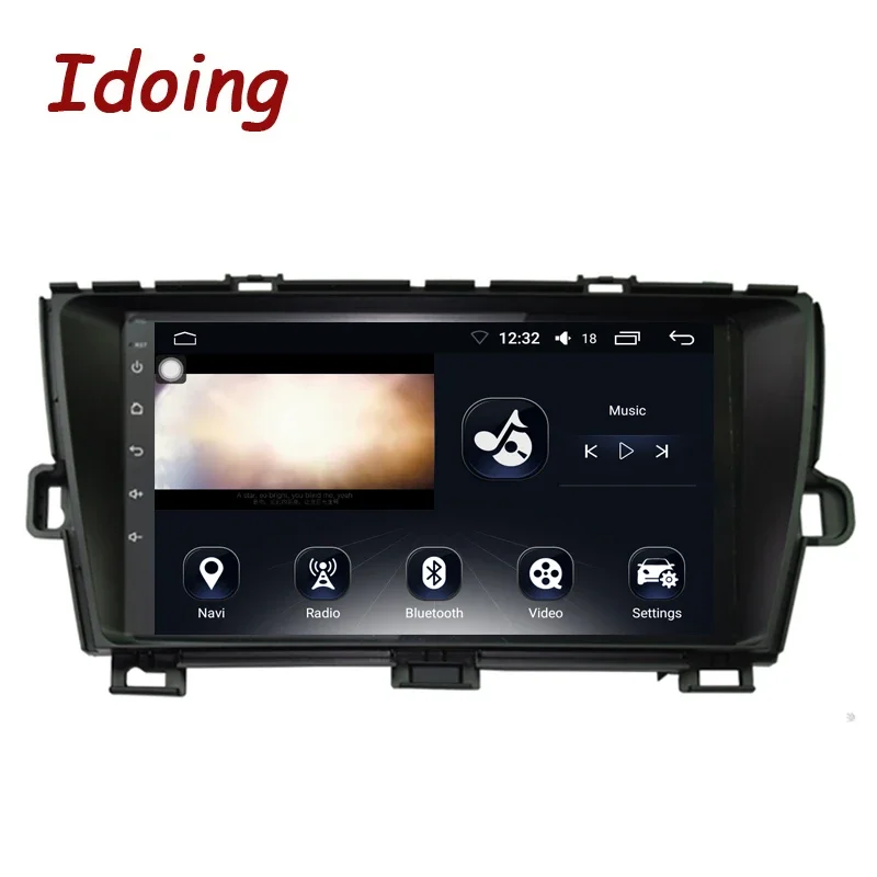 Idoing 9"Car Radio Android Multimedia Player Head Unit For Toyota Prius 3 XW30 2009-2015 GPS Navigation Autoradio Intelligent