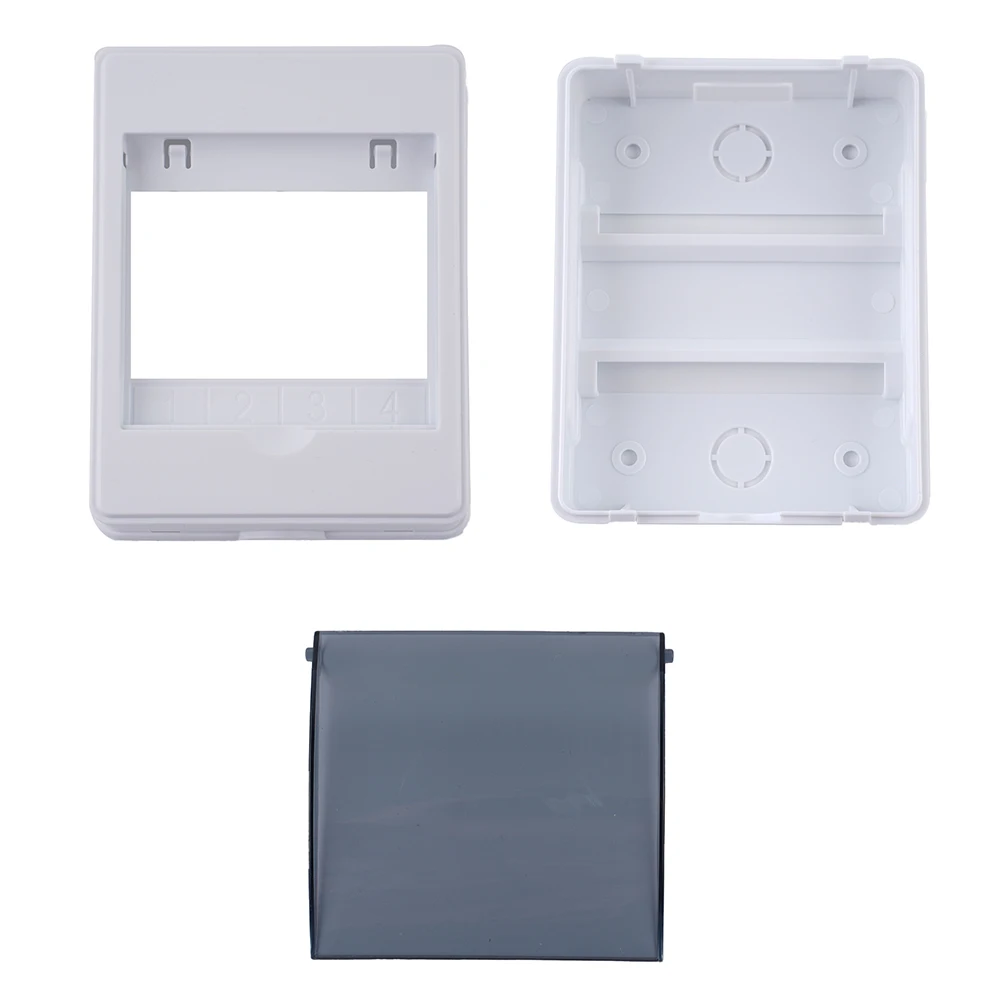 Safety Distribution Box Outdoor Waterproof Transparent Grey Color Cover MCB Power Plastic Junction Easy To Install