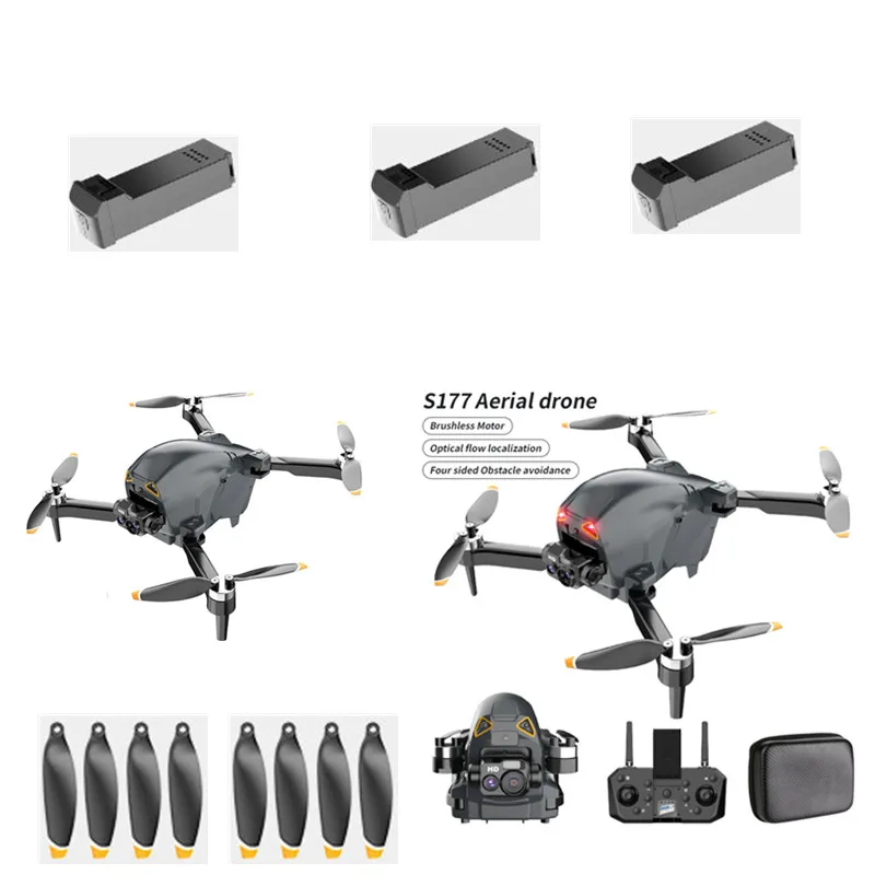 S177 4K Drone Battery S177 RC Drone Accessories 3.7V 1800mAh Battery/Blade For S177 RC Drone Battery Propeller S177 Drone Toy