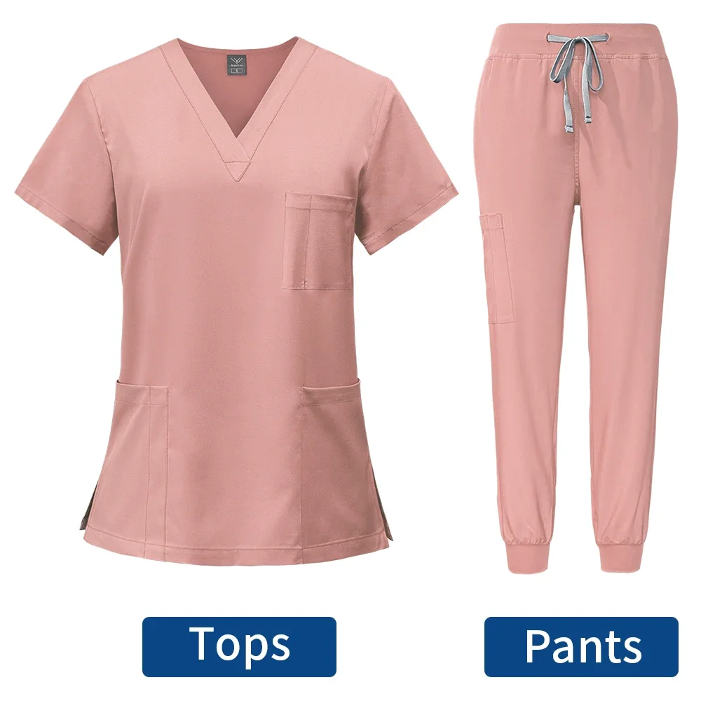 Combinaisons de travail Slim Fit pour femmes, uniformes médicaux, pantalons en Y, combinaisons pour hôpital, clinique dentaire, salon, spa pour animaux de compagnie, générateurs