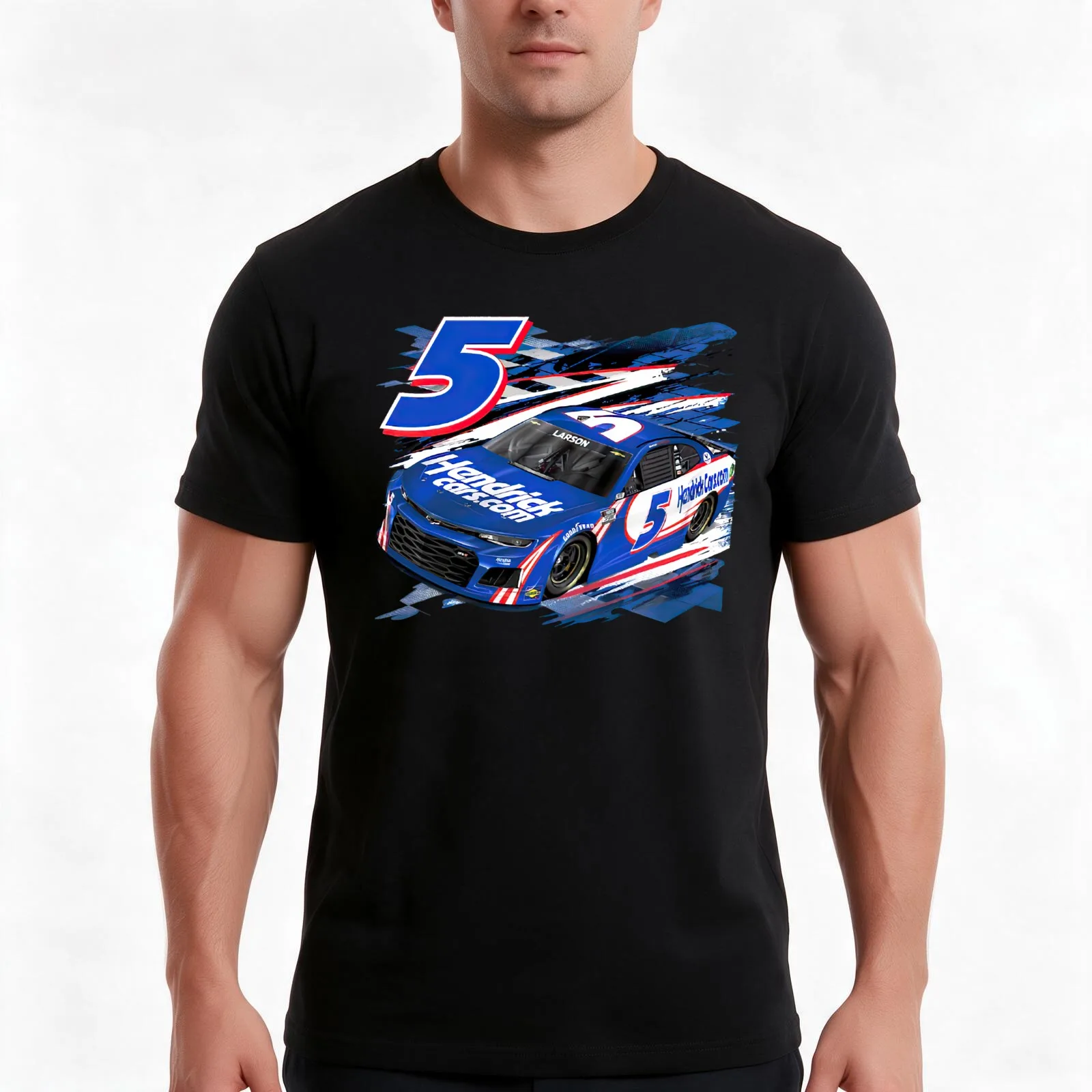 Kyle Larson wins at Nashville,kyle larson new hot T-Shirt, Summer Casual Cotton Tee, Oversized Streetwear Tops, Unisex Men Women
