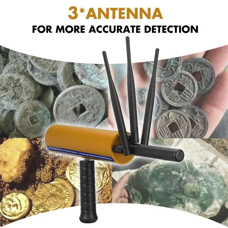 AKS Metal Detector Remote Positioning Underground Handhold 3D Gold Gems Detector 1200m Long Range Diamond Finder Tracker