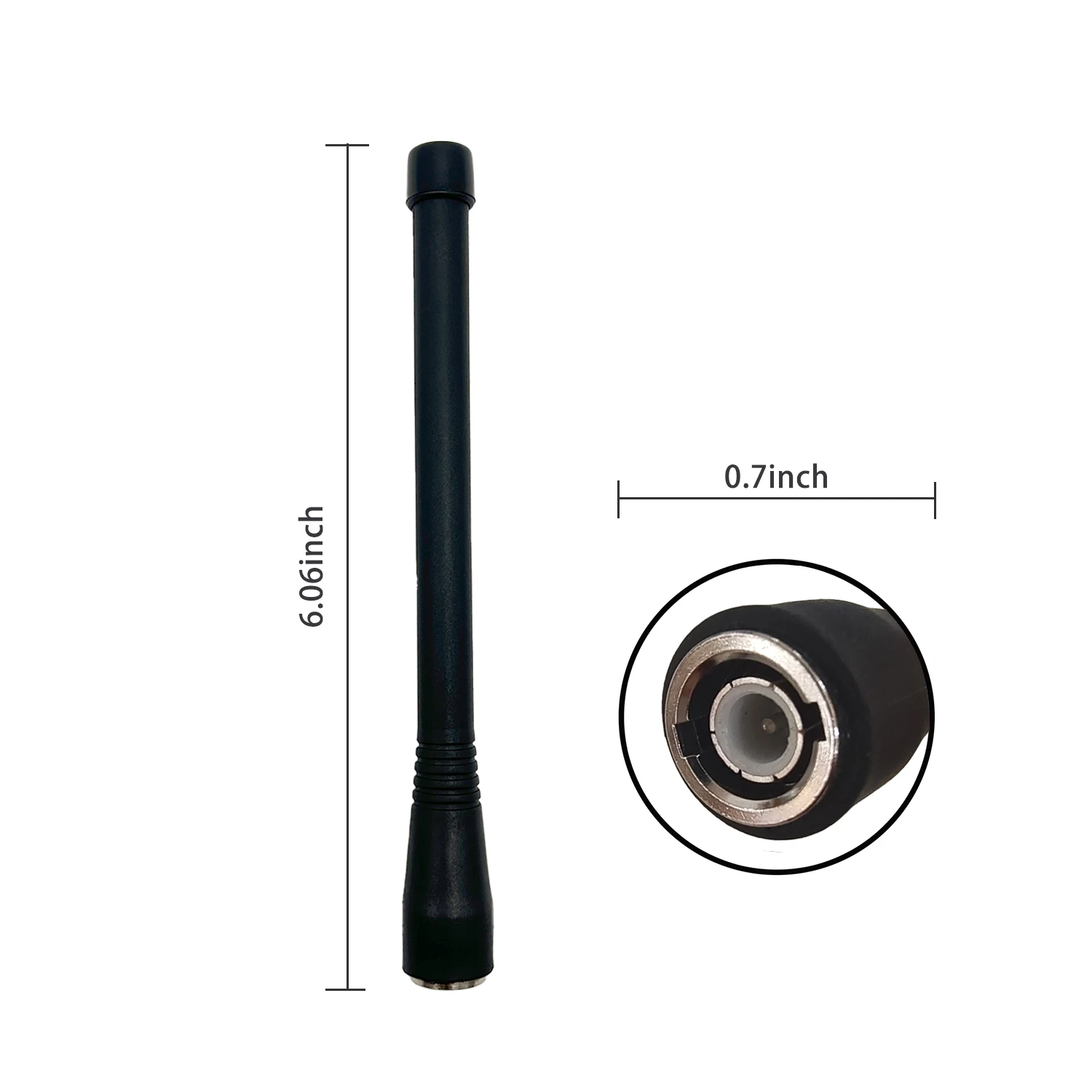 FA-B02AR Luchtbandantenne voor IC-A4 IC-A5 IC-A6 IC-A23 IC-A24 IC-A24E Radio