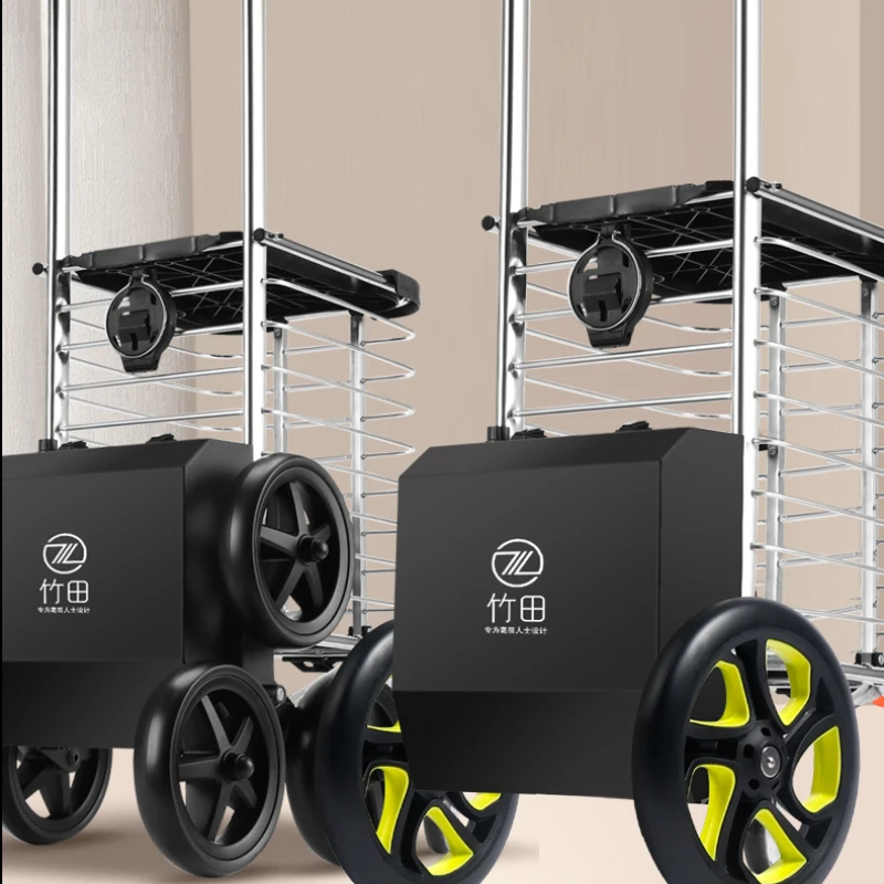 

electric stair climbing machine portable grocery shopping cart for the elderly.