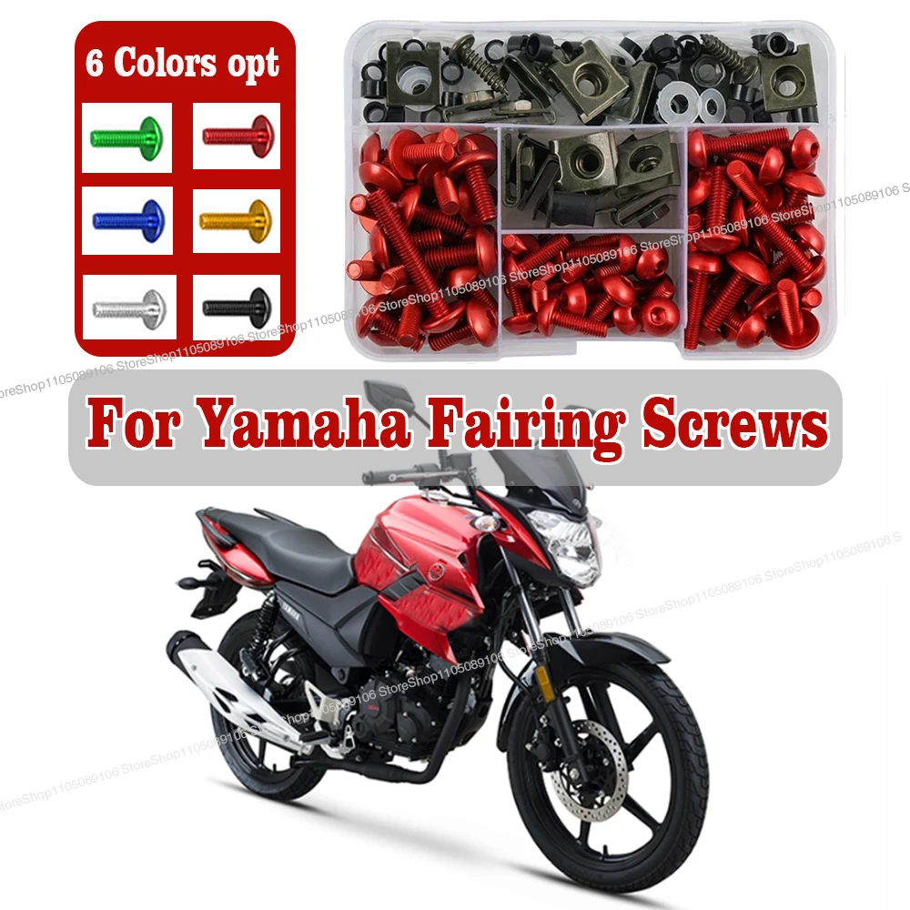 

For Yamaha MT 07 09 10 03 125 SP MT07 MT09 Tenere 700 Tracer 9 GT 900 9GT 900GT FJ-09 Motorcycle Fairing Screws Set Bolts Kit