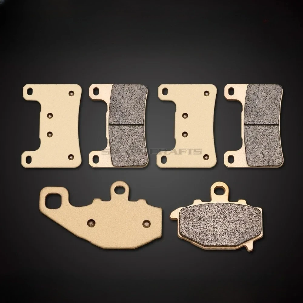 Motorcycle Metal Sintered Front Rear Brake Pads For Kawasaki ZX-10R ZX10R 2008 2009 2010 Z1000 Z 1000 2010-11-12-13-2014 2015