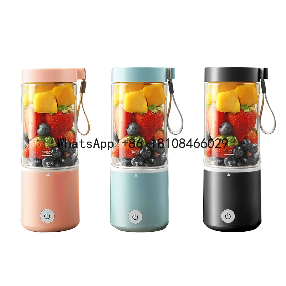

Fresh Vegetable Juice Cup Mini Portable Blender Juicer Ice Crushing Blender Potable Wireless Juicer Plastic Cup