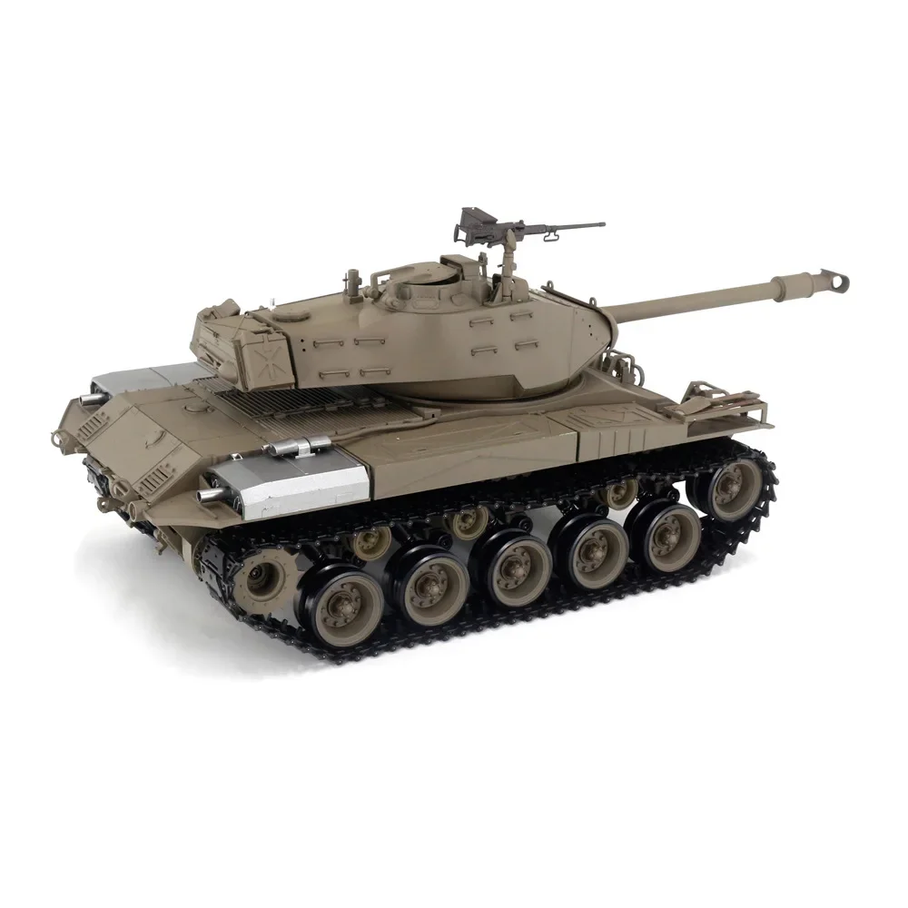 American M41 Walker Bulldog Henglong  Remote Control Light Battle Tank Simulation Model Multi-Function Battle Remote Control Toy