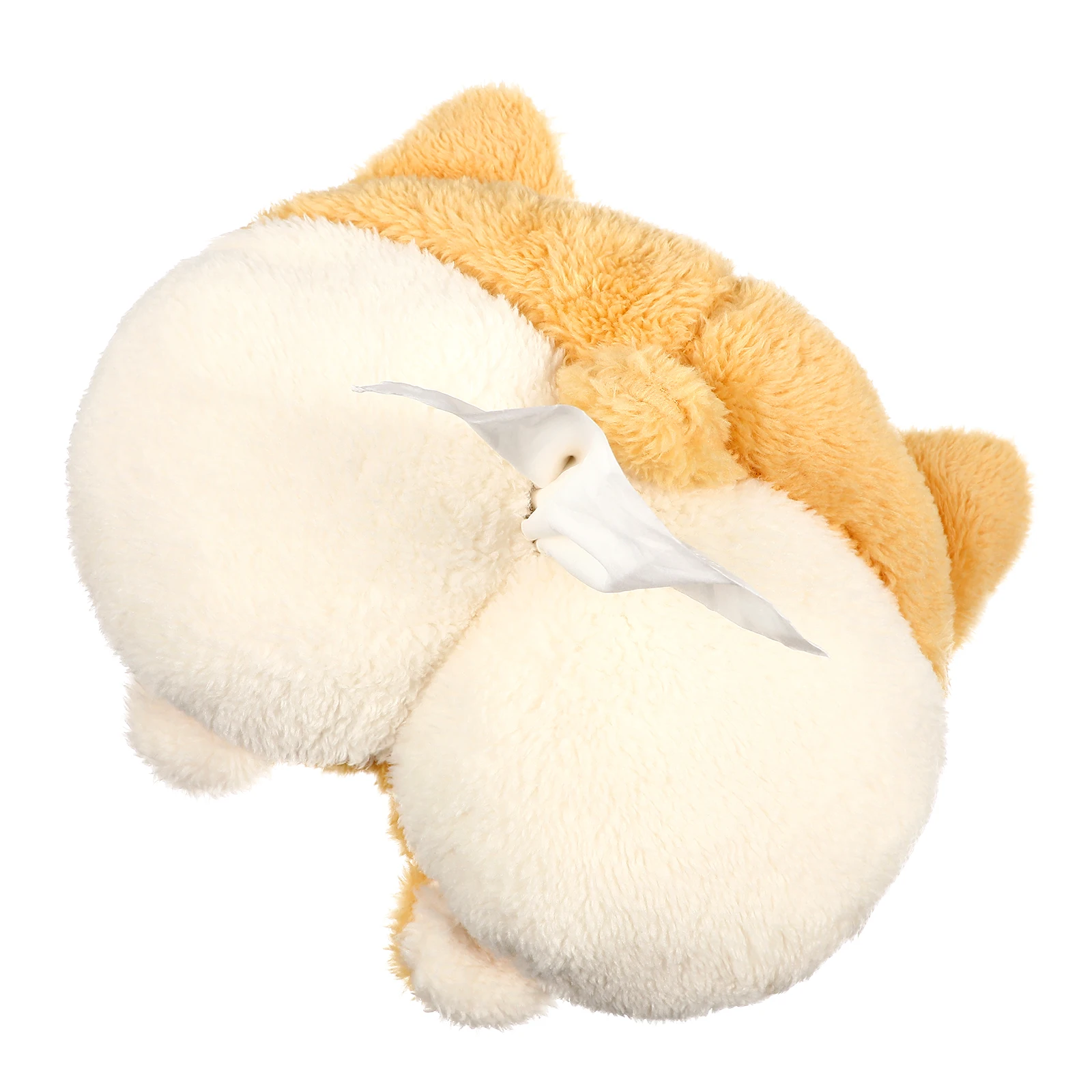 

1pc Car Tissue Holder Corgi Butt Dispenser Box For Visor Headrest Hanging Napkin Organizer Car Travel Storage
