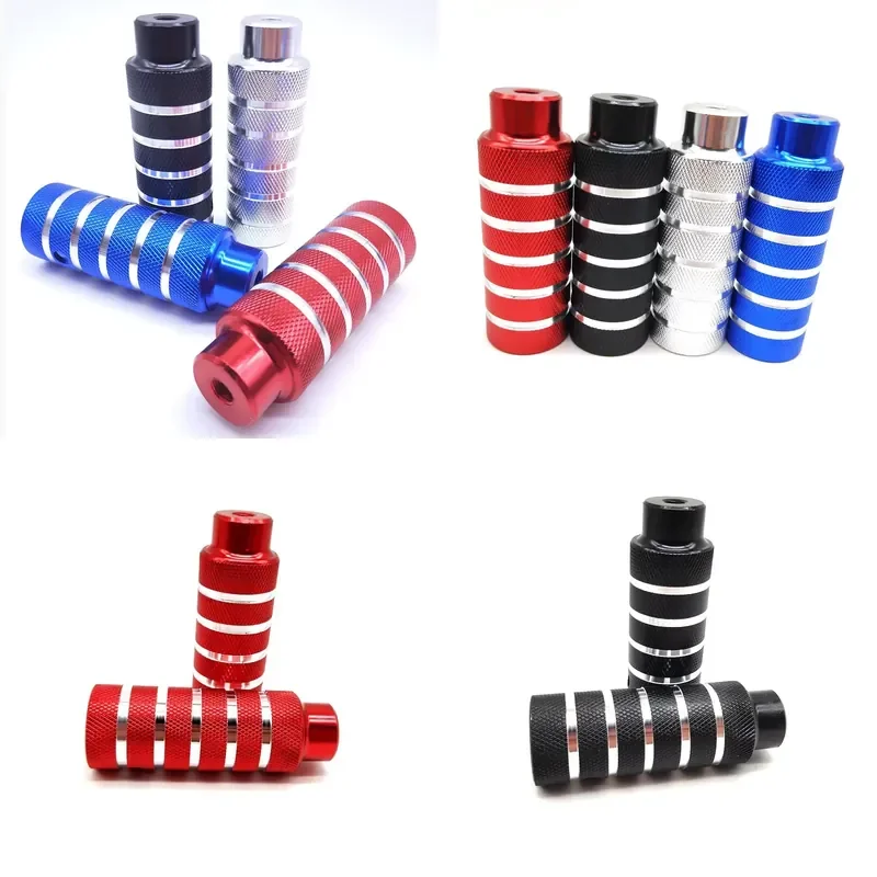 Durable Non-slip Aluminum Bearing Bike Pedal with 3/8 Inch Shaft for BMX MTB Road Bike Rear Stunt Mount