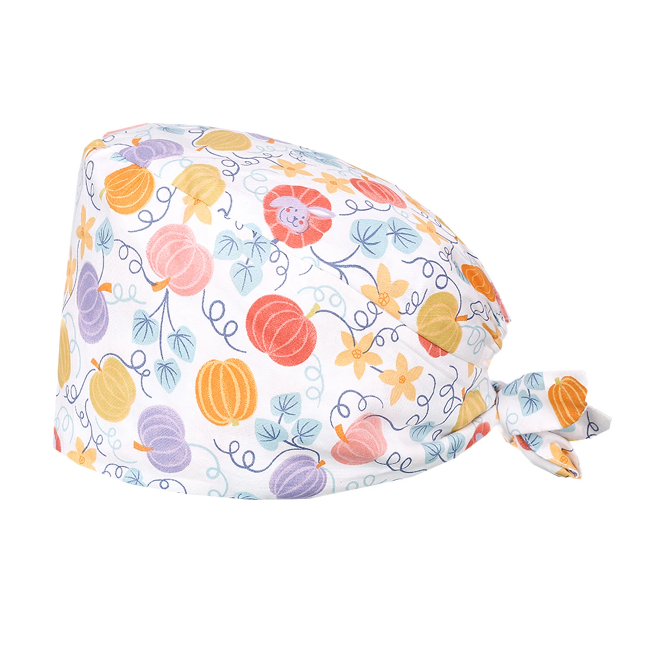 Casquettes de gommage dentaire de dessin animé, chapeaux chirurgicaux médicaux pour femmes, couvre-chef de fonctionnement de cheveux longs, chapeau de travail de laboratoire, casquettes d'infirmière M837