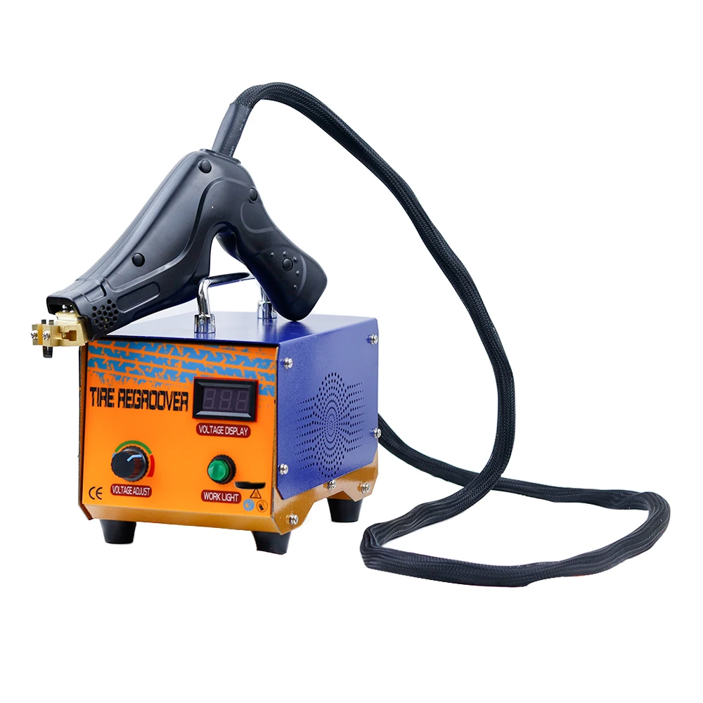 1KW Digital Tire Regroover Tire Rubber Engraving Machine Truck Car Rubber Tyres Grooving Electric Rubber Cutting power Machine