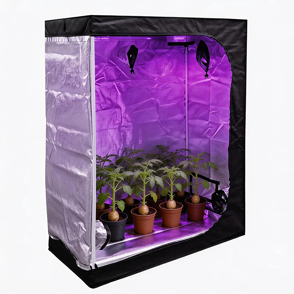 Kweektent LED kweeklamp complete set binnen hydrocultuur planten kweken voor binnenplanten groei - afbeelding 2