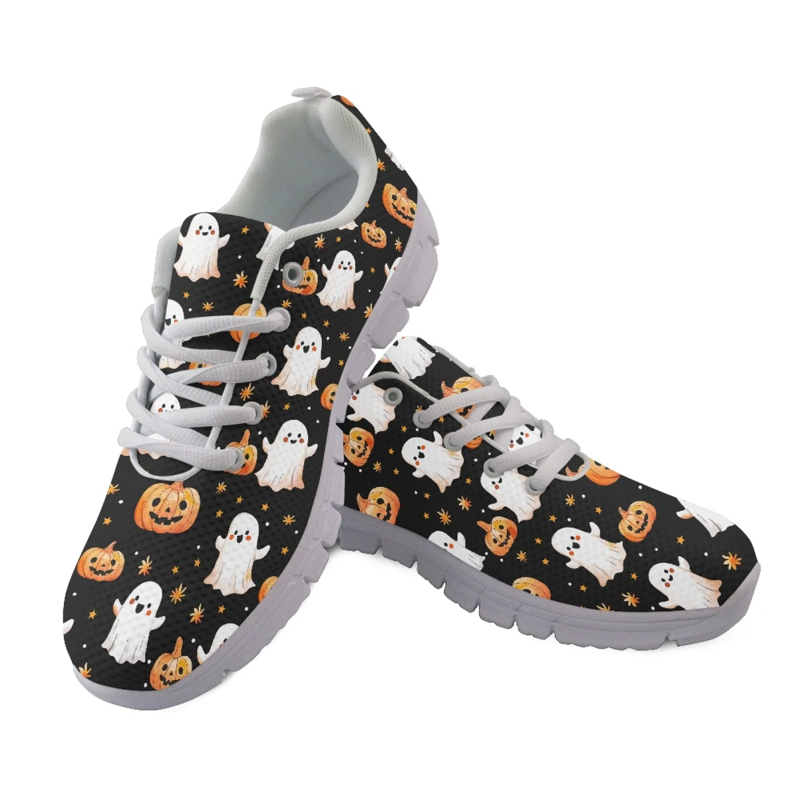 Coloranimal Halloween Women Sneakers Breathable Lightweight Women Running Shoes for Gym