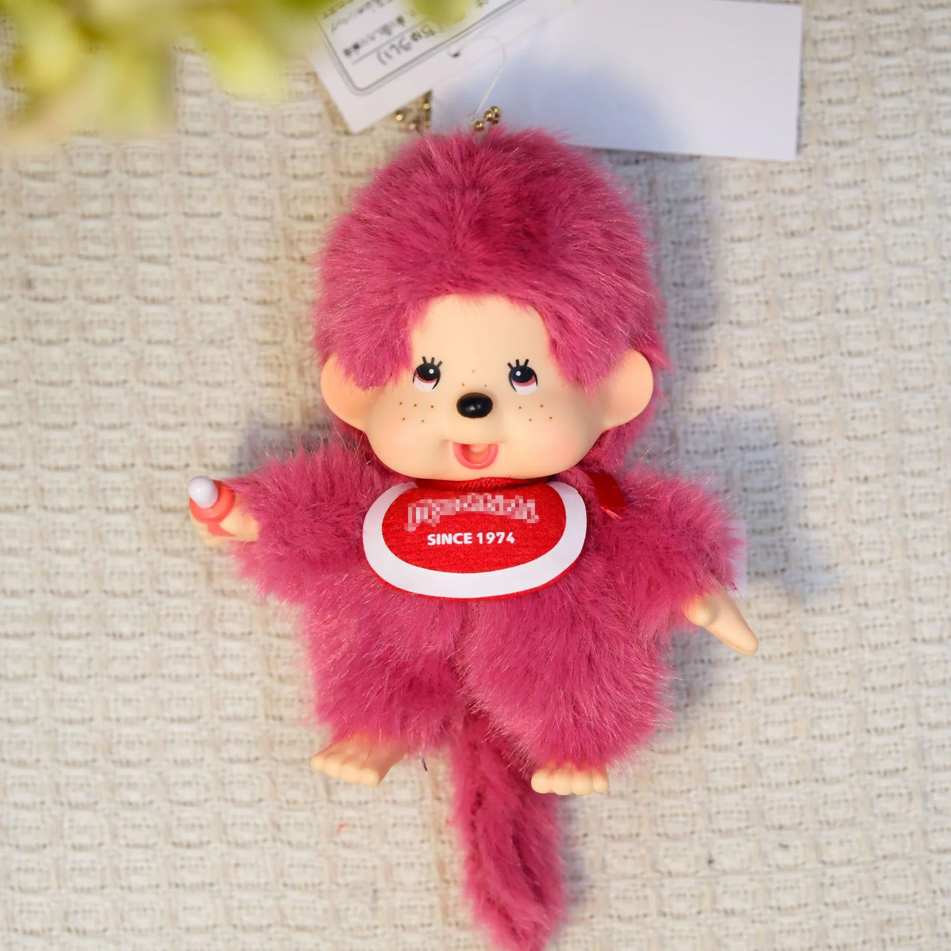 Mengqiqi Cartoon-Plüschpuppe, niedlicher Schultaschen-Anhänger, kreativer Auto-Schlüsselanhänger, personalisierte Animation, peripheres Weihnachtsgeschenk