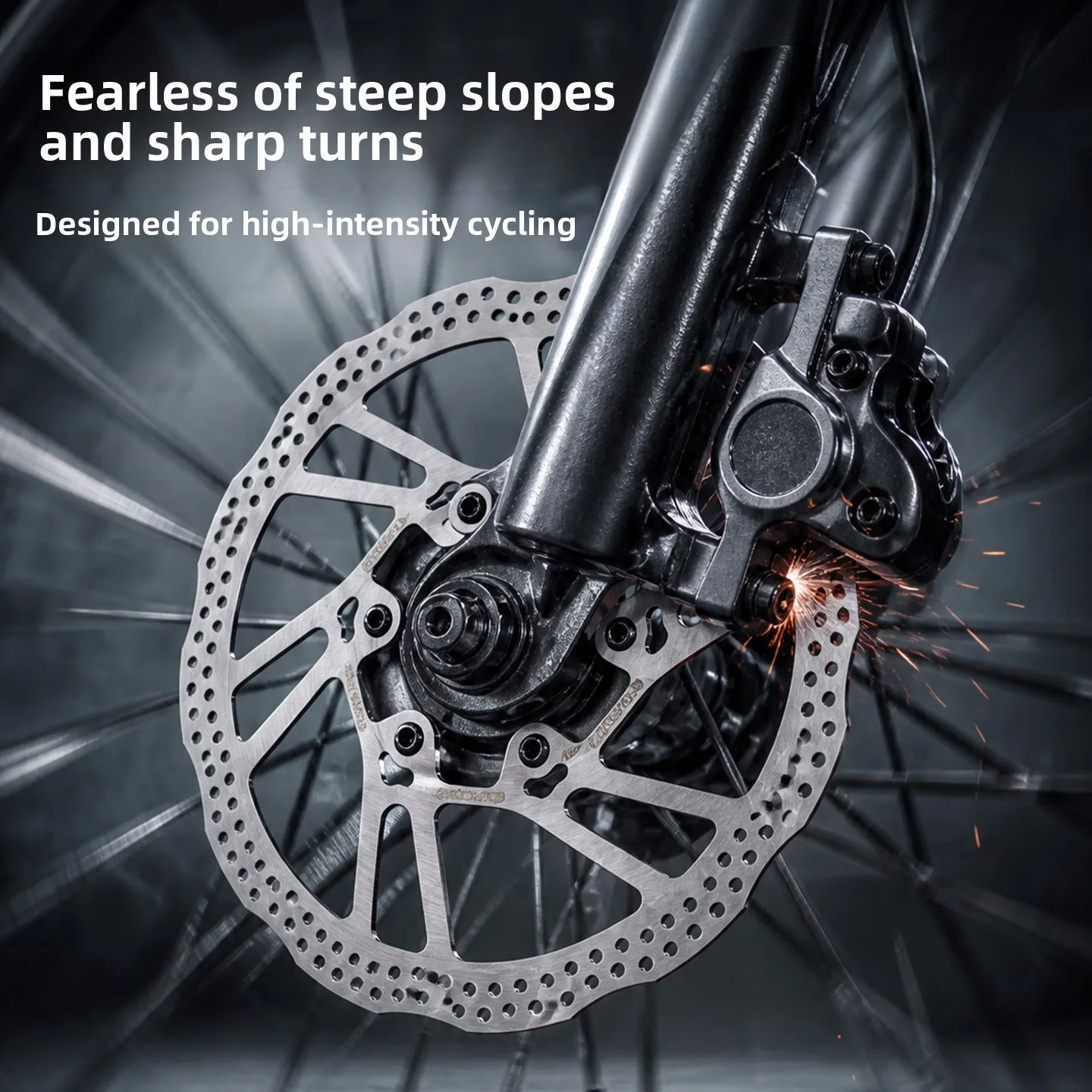 Bicycle Disc Brake Rotor 140mm 160mm 6‑Bolt Standard Thick High Efficient Heat Dissipation MTB Road Bike Brake Replacement Parts