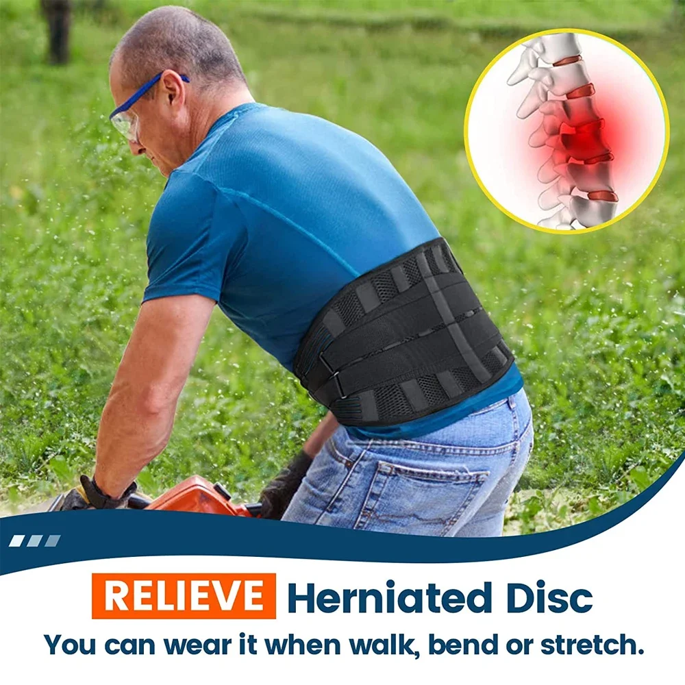 Back Brace for Men and Women, Lower Back Pain Relief with Lumbar Pad, Lumbar Support Belt for Herniated Disc, Sciatica,Scoliosis