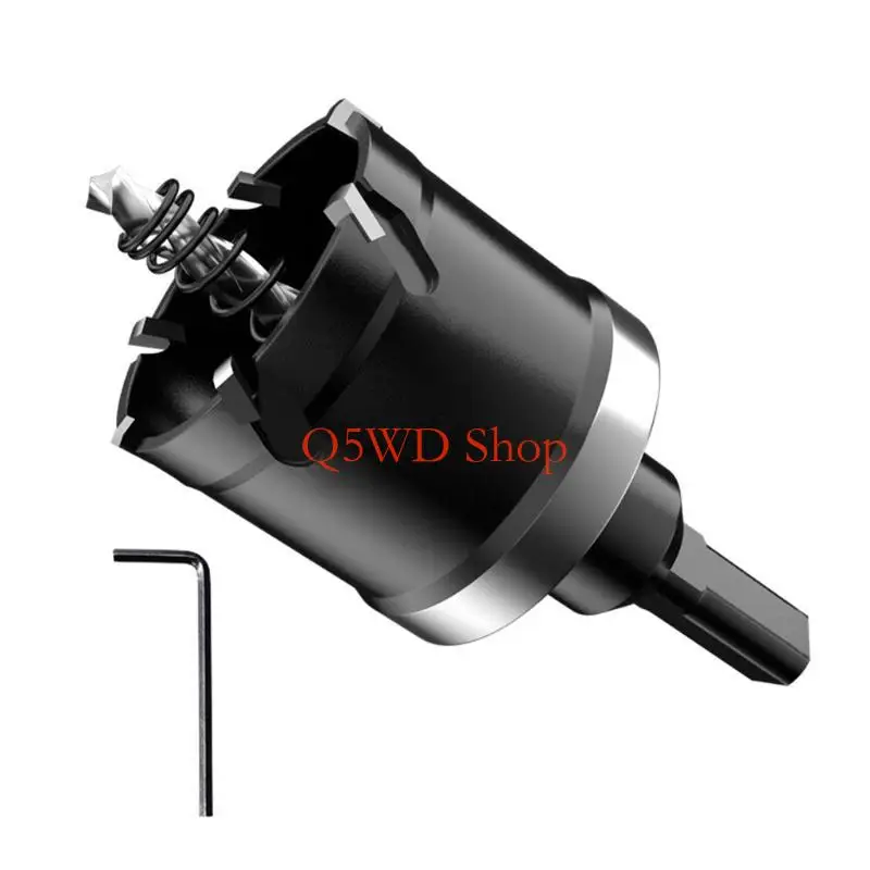 Q5WD Professional 98mm Drill Bit Hole Tooth Efficient Hole Tooth Hole Drills Bit for Wood Plastic Metal Sheet