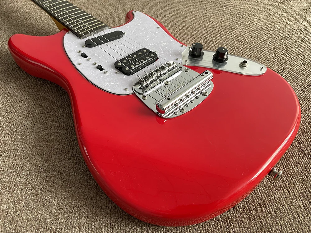 electric guitar,High-end red, 6 strings high quality guitar，2-Piece Pickup，Rosewood Fingerboard,free shipping