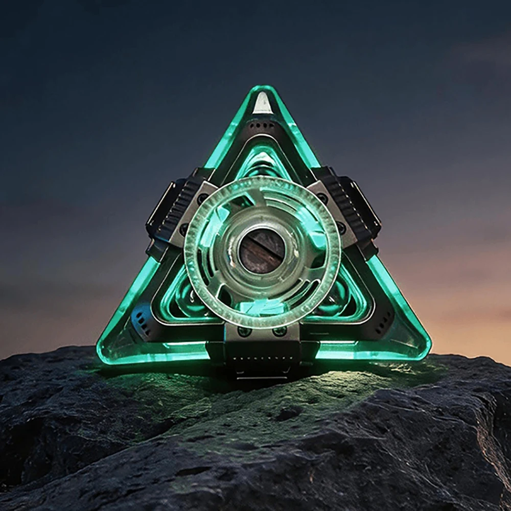 

JCJ EDC STAR RAIL Fidget Spinner Luminous Fidget Toys For Adults Anxiety Relief Gadgets Three-Bladed Fidget Spinner
