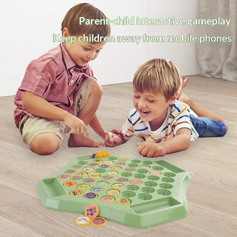 2-4 Player Flip Chess Memory Game Board Games Double Player Battle Puzzle Toy Kid Concentration