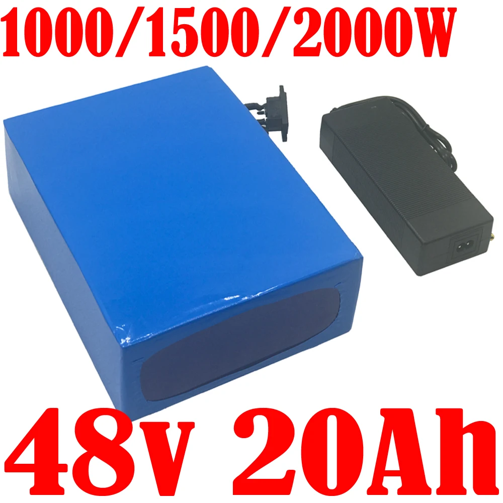 48V Battery Pack 48V 20Ah Lithium Battery 48V 1000W 1500W 2000W Ebike Battery Pack 48V 10AH 15AH 20AH 25AH Electric Bike Battery